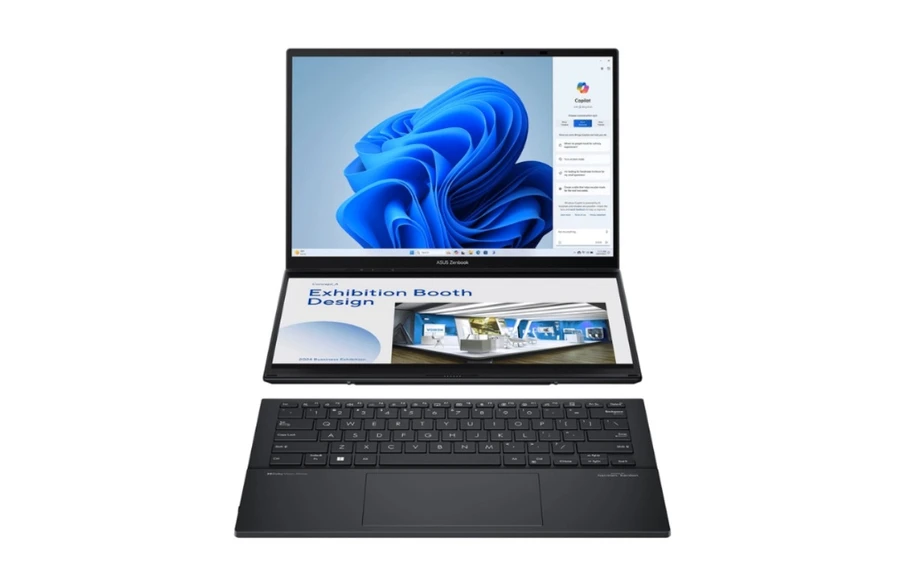Hệ thống màn hình kép của siêu phẩm ASUS Zenbook 14 Duo UX8406MA-QL149W