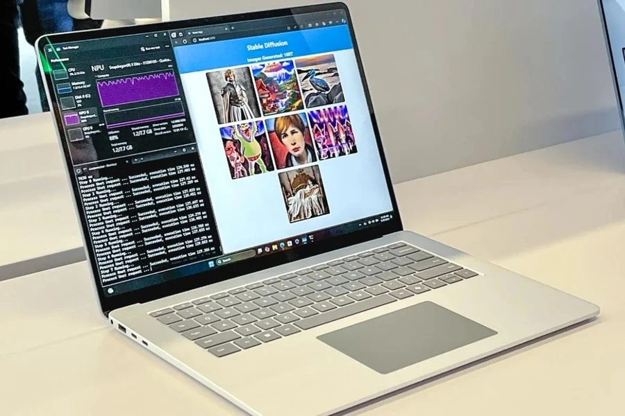 Màn hình Microsoft Surface Laptop 7 có chất lượng hiển thị tốt với tấm nền OLED