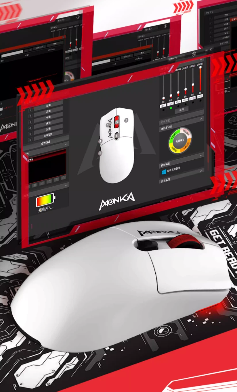 Chuột không dây gaming Monka G995W