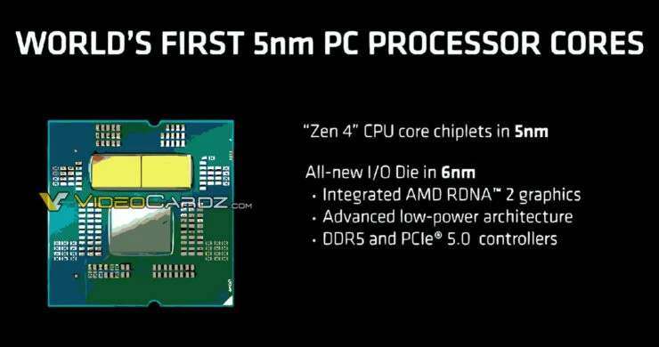 AMD Ryzen 7000 series sẽ là CPU máy tính để bàn 5nm đầu tiên trên thế giới