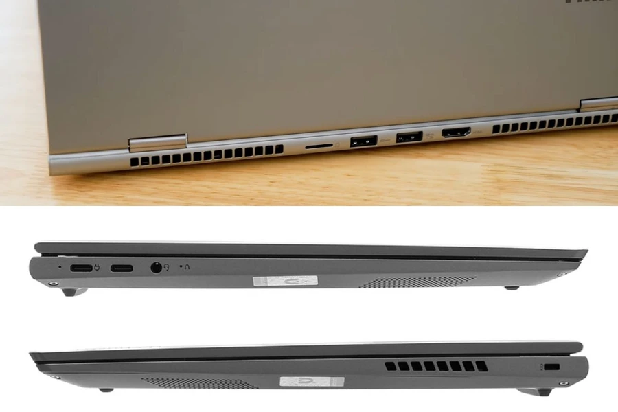 Lenovo ThinkBook 14p Gen 2 được trang bị đầy đủ các cổng kết nối thông dụng