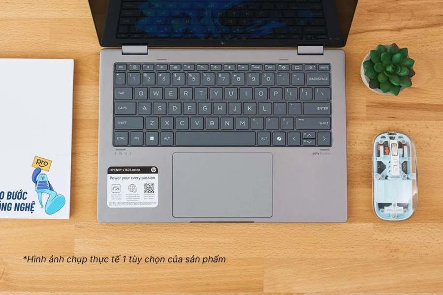 Trải nghiệm bàn phím và touchpad trên HP Envy x360 14-fa0013dx