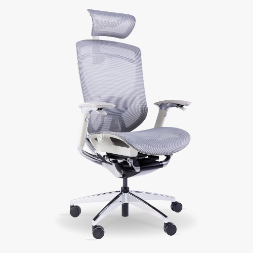 Ghế Công Thái Học GT Chair IFIT Smile (White - Grey - Mới, Full box, Chính hãng)