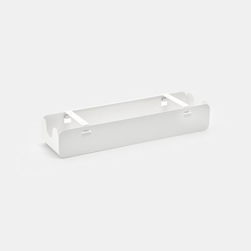Hộp quản lý dây điện Forrest - By NiceDesign (100x12.3x15.5cm - Trắng - Mới, Full box, Chính hãng)