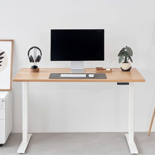 Bàn nâng hạ Fusion Edge - By NiceDesign (140x70cm - Khung đen - Mới, Full box, Chính hãng)