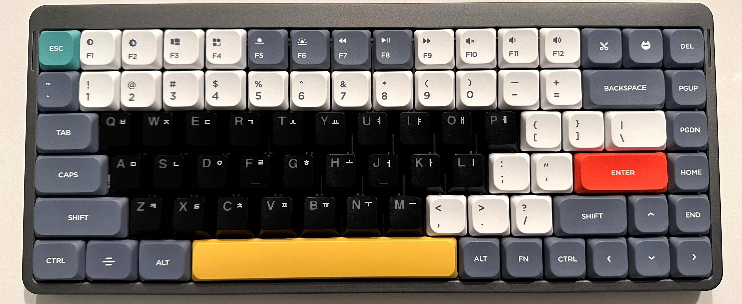 Hinh anh khach hang danh gia san pham Keycap Nuphy Low Profile - nSA Shine-through PC